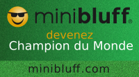 Marcelle joue au Minibluff